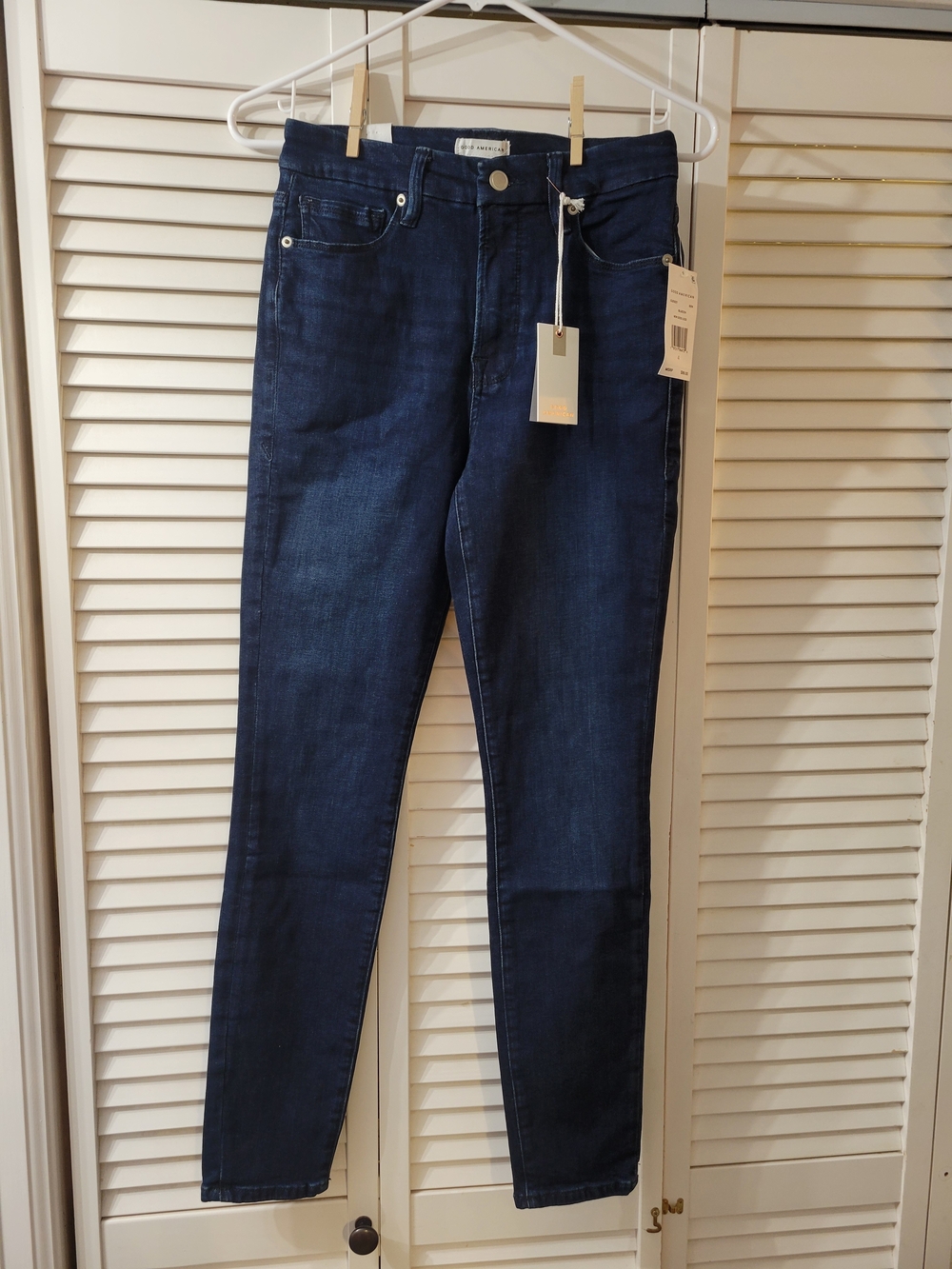 Good American Dark Indigo Skinny Jeans
